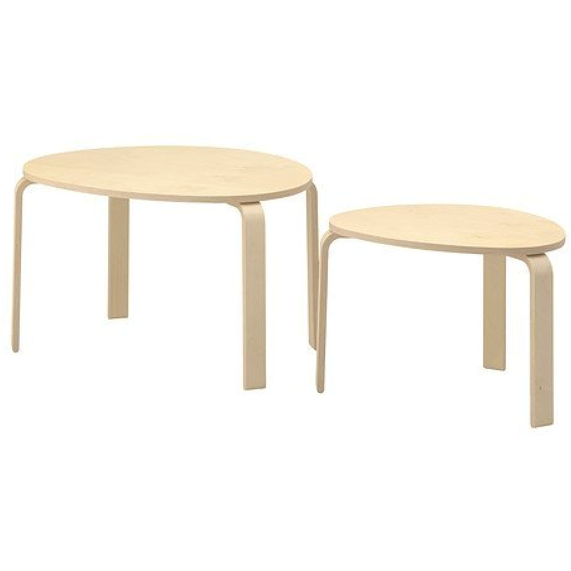 Ikea Nesting tables, set of 2, birch veneer, 34210.26220.1614