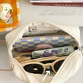 thumbnail image 3 of Cute Cotton Zipper Portable Toiletry Case Bear Make Up Bag Makeup Pouch Embroidery Cosmetic Bag, 3 of 8