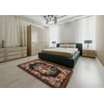 thumbnail image 5 of Ahgly Company Machine Washable Indoor Square Traditional Bakers Brown Area Rugs, 3' Square, 5 of 7