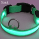 thumbnail image 2 of Collar para perros con luz LED reflectante de nailon, collar para perros con emisión de luz recargable por USB., 2 of 5