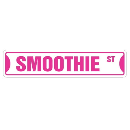 - SMOOTHIE Street Sign shop lover store fruit drink | Indoor/Outdoor | 24