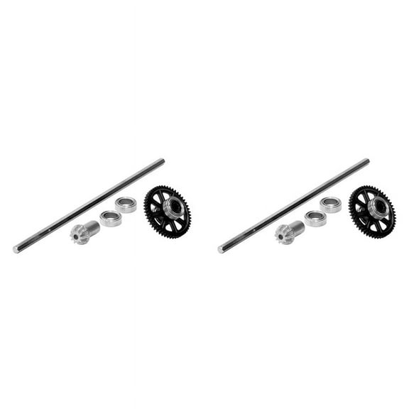 2X Metal Main Drive Shaft with Bearing Set QZJ04 for Q901 Q902 Q903 9130 9136 9137 1/16 RC Car Spare Parts