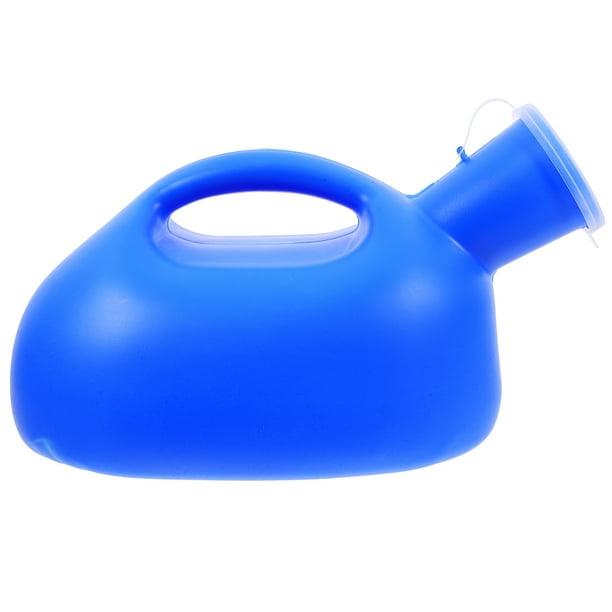 EeaseMX Urinario portátil de 2000 ml, a prueba de derrames, de plástico, para hombres y ancianos.
