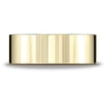 thumbnail image 2 of Mens 14K Yellow Gold, 8.0mm Flat Comfort-Fit Wedding Band (sz 5), 2 of 3