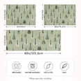 thumbnail image 2 of Yayeee Pillowcase King Size Set of 2 Satin Wrinkle Resistant Envelope Pillow Case, Green Floral Guitar Pattern, 2 of 8