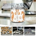 thumbnail image 6 of Yayeee Ashtray with Lid for Cigarette Smokeless Stainless Steel Home Ash Holder, Orange Seahorse, 6 of 7