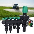 thumbnail image 2 of LAFGUR 4 Way Water Splitter Water Control Valve 4 Way Water Splitter High Quality Abs, 2 of 8