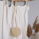 thumbnail image 4 of Bolso de paja tejido de verano, bandolera tipo bandolera, bolso cruzado diagonal, vacaciones en la playa, pequeña capacidad, 4 of 6