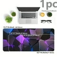 thumbnail image 3 of HLONK 1pc XL/XXL Polyester Geometric Glow Pattern Mouse Pad  Large Durable Gaming Keyboard  with Precision Stitching  Non-Slip Rubber Backing - Ideal for Home  Office  Gaming Room  and Gi, 3 of 7