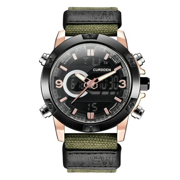 Awdenio Men Fashion Sports Watch Quartz Digital LED Casual Watches