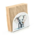 thumbnail image 2 of Elephant Ice Cream Napkin Holder for Table Clear Napkin Stand Paper Holder Acrylic Organizer Dispenser Napkins for Dinner Kitchen Restaurant Room, 2 of 8