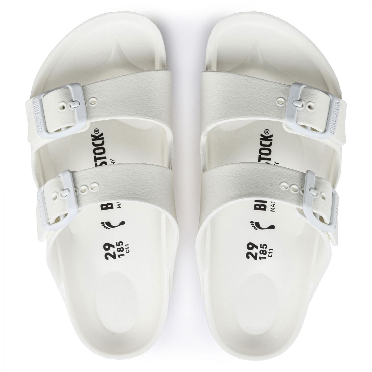 BIRKENTSOCK Kids' Unisex Arizona Essential White EVA Sandal - 1018941