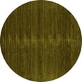 thumbnail image 1 of Ahgly Company Indoor Round Abstract Green Contemporary Area Rugs, 7' Round, 1 of 1
