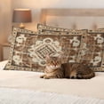 thumbnail image 3 of Brown Boho Outdoor Waterproof Pillow Covers, Retro Western Rustic Ethnic Tribal Patterns Decorative Rectangle Throw Pillowcase Sofa Cushion Sham for Patio/Couch/Chair, 20"x12" 2 Pack, 3 of 8