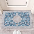 thumbnail image 2 of Bohemian Sapphire Blue Door Mat Welcome Door Mat for Front Door, Home Entrance, Yard, Floor, Patio, Non Slip Spring Summer Welcome Mat Indoor Outdoor Doormat 0"*", 2 of 6