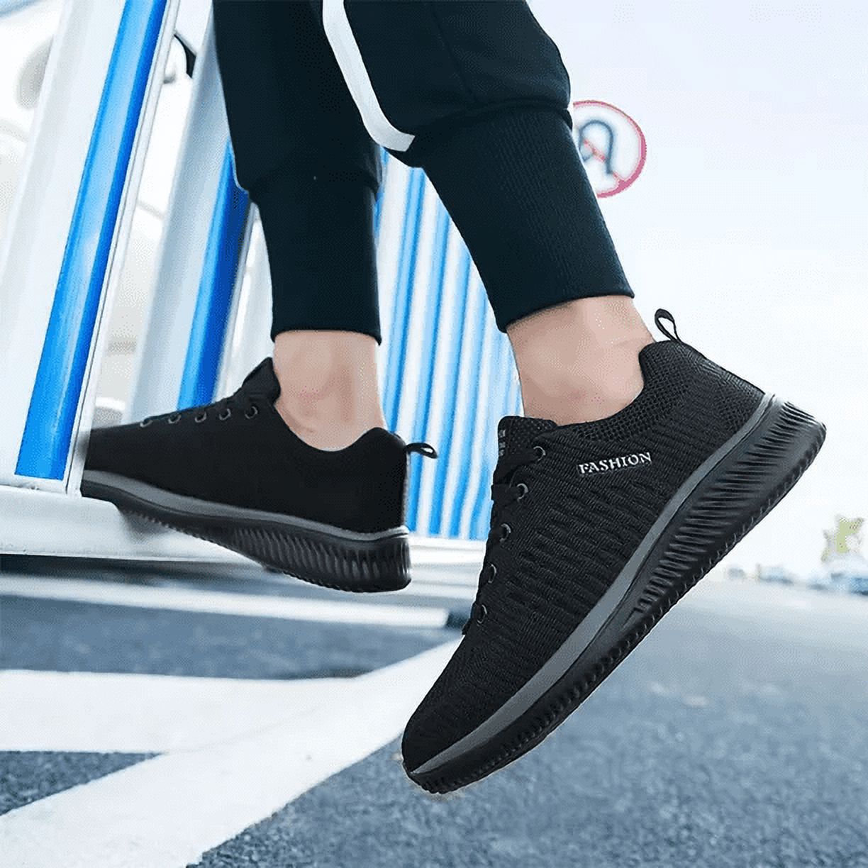 HOBIBEAR Mens Sneakers Outdoor Running Shoes Breathable Comfortable Walking Shoes(Size 8-13 Men)