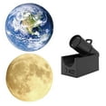 thumbnail image 3 of destyer Projector Light USB Powered Decorative Earth/Moon Bedside Lamps for Party Earth and Moon Lens, 3 of 9