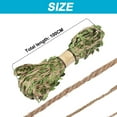 thumbnail image 2 of Green Leaf Ribbon Jute Burlap Twine Vine with Artificial Leaves for Decor Baby Shower Jungle Decor and DIY Wreath Wrapping Craft, 1.5cm*10m, 2 of 6