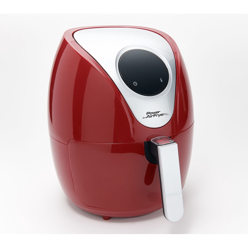 Power XL 3.4qt Digital 1500W Air Fryer with Recipes and DividerRefurbished