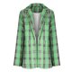 thumbnail image 4 of Promoción de liquidación Kcavykas: Blazers de otoño e invierno para mujer, informales, de negocios, ligeros, de manga larga, para oficina, trabajo, verde, talla S, 4 of 6