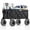 Black, variant on Beach Wagon with Heavy-Duty 10" Air Tires - All Terrain Folding Card with Big Wheels for Sand and Gravel - 300 LB. Capacity (Blue)