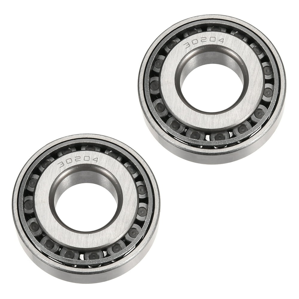 30204 Tapered Roller Bearing , 20mm Bore 47mm OD 14mm Thickness 2pcs