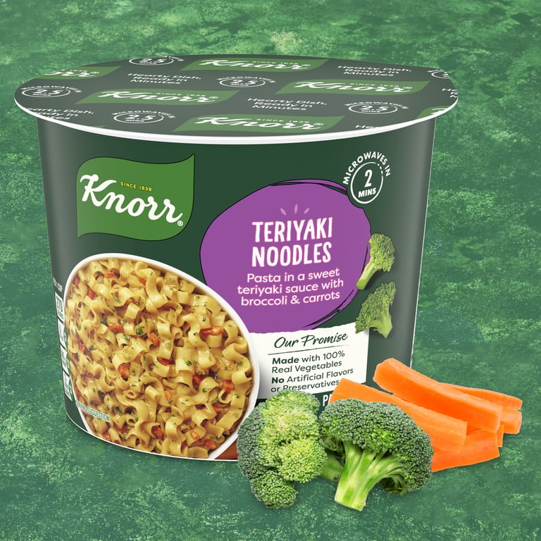 2 pack) Knorr Pasta Sides Teriyaki Noodles Made with Real