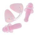 thumbnail image 4 of 1 juego de tapones para los oídos de natación para niños, tapones nasales de silicona impermeables, protectores auditivos impermeables para nadadores y deportes acuáticos., 4 of 6