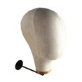 thumbnail image 2 of facefd Mannequin Head Wig Holder Hat Display Wig Hanger Cowboy Hat Rack Wall Mounted Beige, 2 of 9
