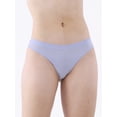 thumbnail image 3 of No Boundaries Women's Fit Stretch Thong Panties, 3-Pack, Sizes XS - 3XL, 3 of 6