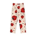 thumbnail image 4 of Xecao Red Ladybug Men's Straight Lounge Pajama Pants: The Ultimate in Comfortable Sleepwear, 4 of 9