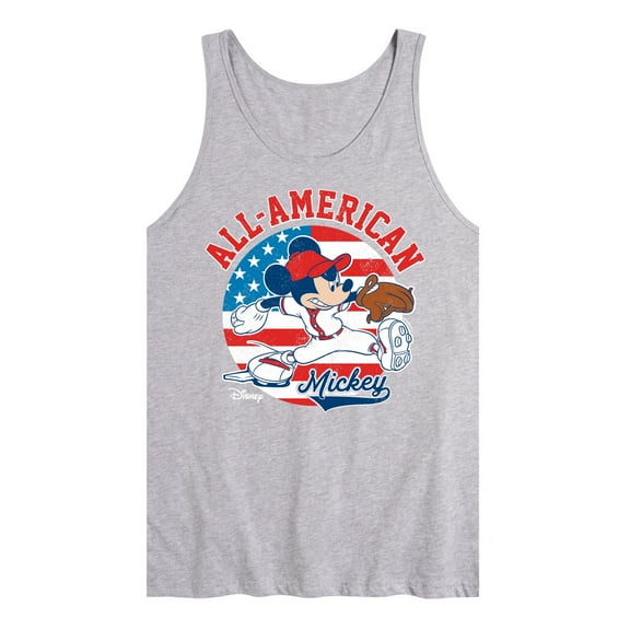 Disney - Americana - Mickey Americana Baseball - Men's Jersey Tank Top