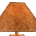 thumbnail image 2 of Riza 29 Inch Table Lamp Curved Jar Shape Empire Shade Light Brown - Saltoro Sherpi, 2 of 5