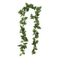 thumbnail image 2 of Floleo Clearance Artificial Vines Ivy Garland, 70" Fake Vine with Silk Green Leaves Faux Hanging Plants Greenery Decoration for Bedroom Home Wall Party, Wedding Arch Apartment Room Decor (Ivy), 2 of 6