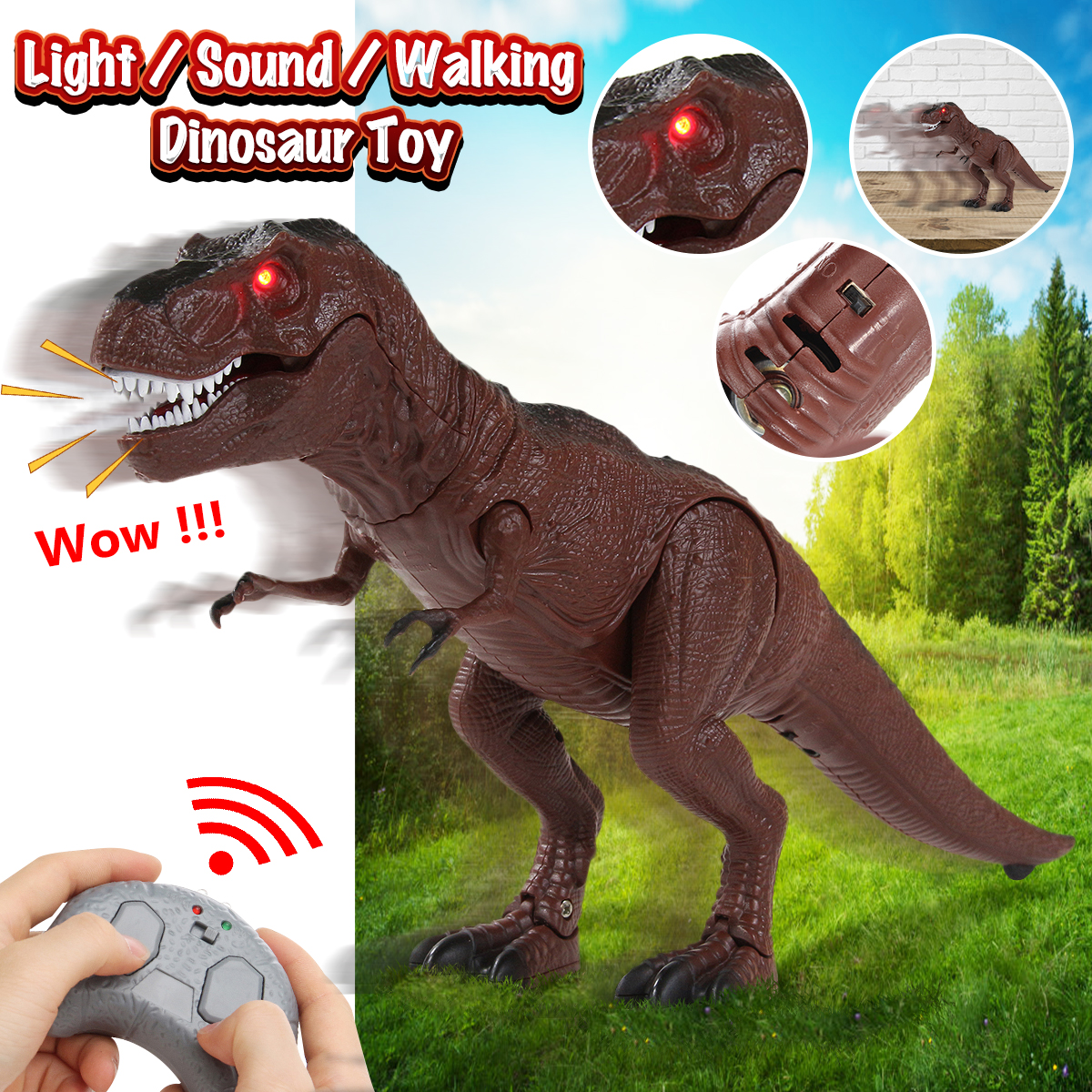 remote control dinosaur walmart
