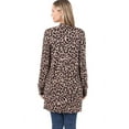 thumbnail image 5 of Leopard Slouchy Pocket Open Cardigan Cover-Up, 5 of 5
