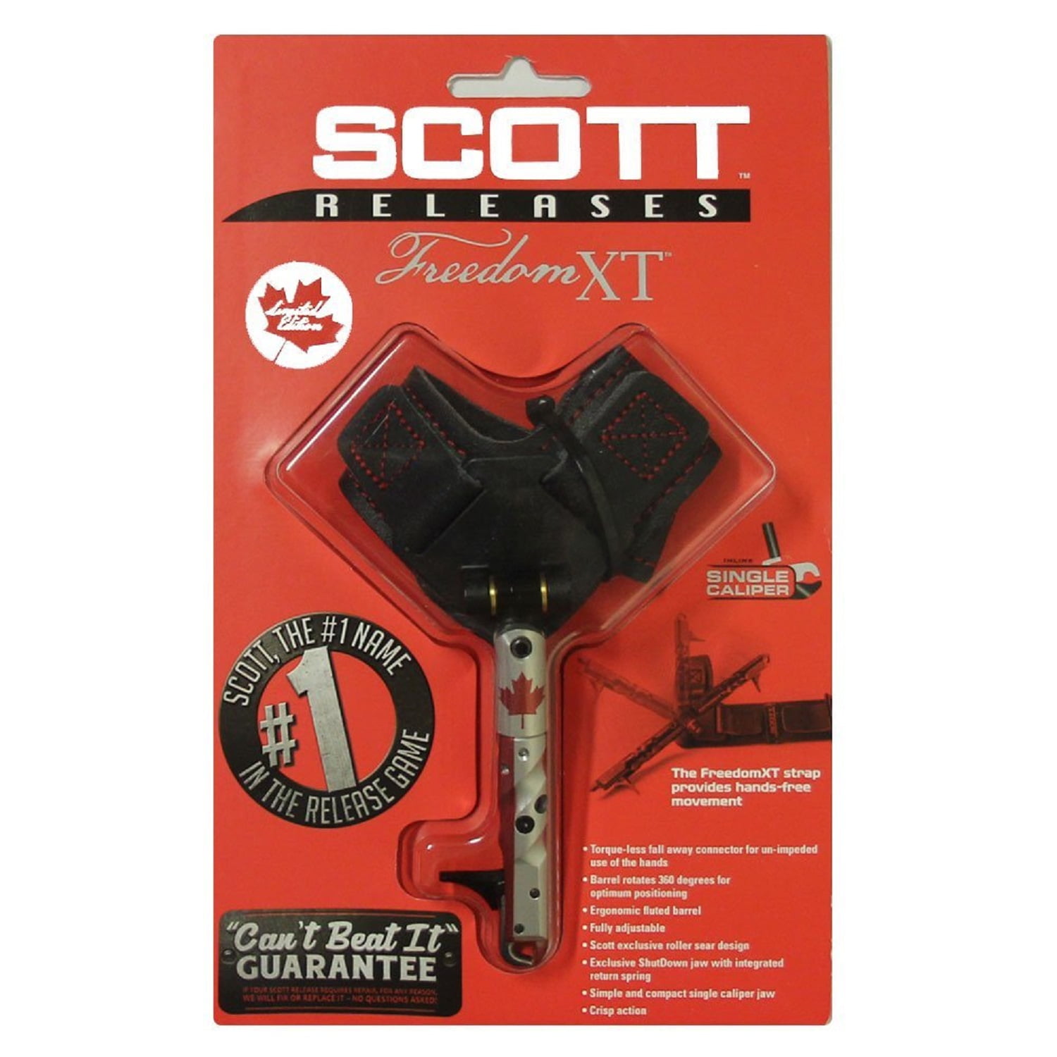 Scott Archery Freedom XT-Freedom Strap-Silver Canadian Flag by Scott Archery