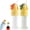 2Colors, variant on Kids Water Bottle Spout Conversion Cap with Straw, Reusable 2 in 1 Design Straw Cap Portable, No Spill & BPA Free, Suitable for A Variety of Bottle Mouths