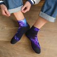 thumbnail image 3 of Pofeuu Purple And Blue Nebula Print 30cm Socks, Adult Running Hiking Socks for Youth and Adult, 3 of 7