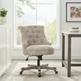 thumbnail image 3 of Linon Sinclair Manager's Chair with Adjustable Height & Swivel, 275 lb. Capacity, Fern, 3 of 10
