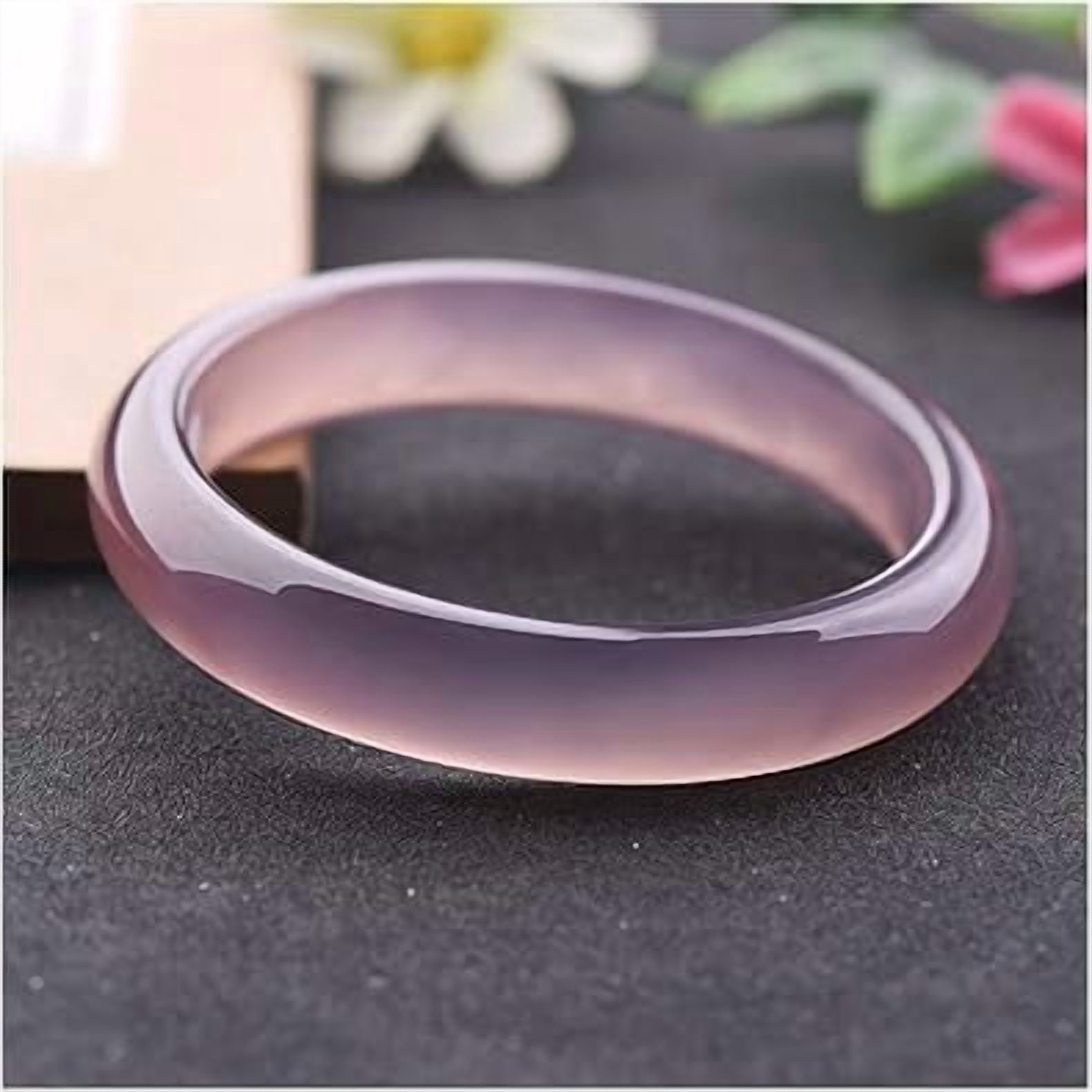 Natural Pink Jadeite Bracelet Real Jade Jewelry Bangle for Women 70-74MM