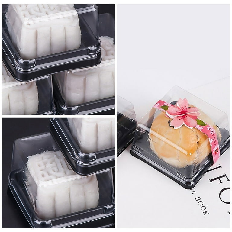 moon cake paper desert box with lids sweet 6 compartment food