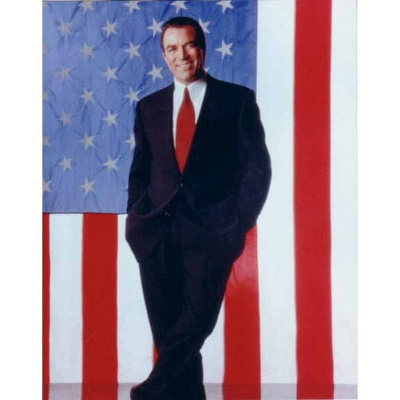 Tom Selleck 8x10 American Flag photo