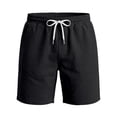 thumbnail image 6 of IhhxPro Men's Linen Athletic Shorts Cargo Men with Elastic Waist Quick Dry Multi Pocket Outdoor Casual Summer Loose Fit Lightweight Travel Hiking S-3XL, 6 of 9