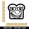 thumbnail image 2 of Cute and Kawaii Hipster Avocado Toast Bread Self-Inking Rubber Stamp Ink Stamper - Black Ink - Large 1-1/2 Inch, 2 of 7