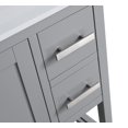 thumbnail image 6 of Design Element Monaco 48" Grey Bathroom Vanity Base Cabinet without Top, 6 of 13