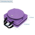 thumbnail image 4 of Bolsa de bordado LoDrid morada con varios bolsillos, 4 of 7