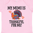 thumbnail image 4 of Inktastic Thanksgiving Mimi Thankful for Me Turkey Boys or Girls Baby Bodysuit, 4 of 5