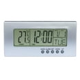 thumbnail image 4 of Reloj De Calendario funciones Muestra Una De Información, Incluida (12/24 tiempo tiempo de tiempo de tiempo de s), Mes, Fecha, Temperatura ( degree C /  degree F). Soledad Reloj despertador digital de mesa, 4 of 10