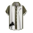 thumbnail image 2 of POTETI Hawaiian Shirts for Men Summer Short Sleeve Tropical Print Casual Vacation Beach Button up Shirts, 2 of 4